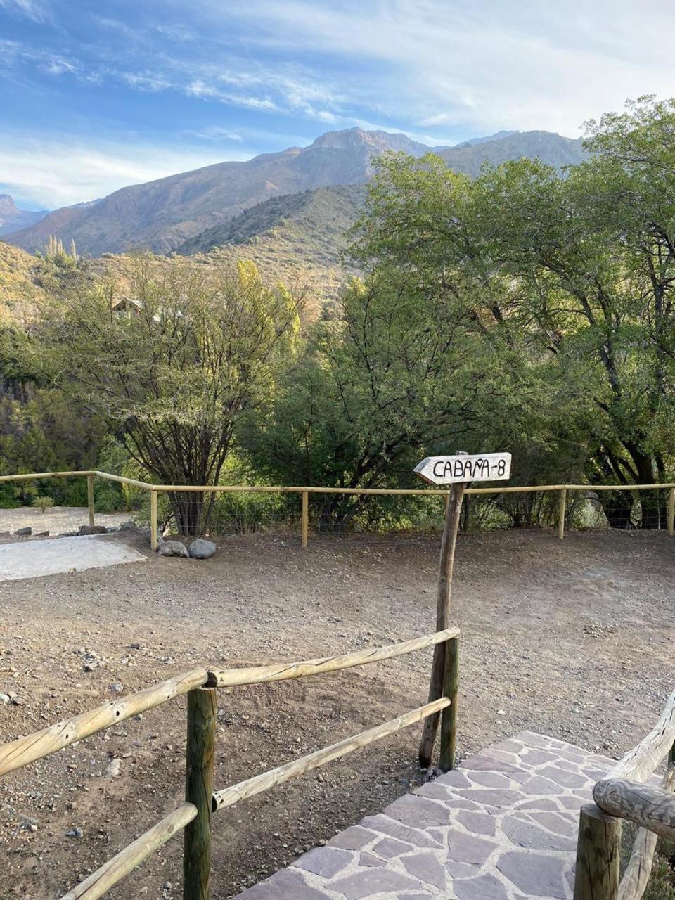 הוילה סאן חוזה דה מאייפו Cabanas Parque Almendro מראה חיצוני תמונה